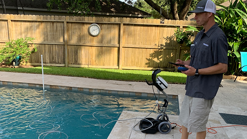 visual pool inspection